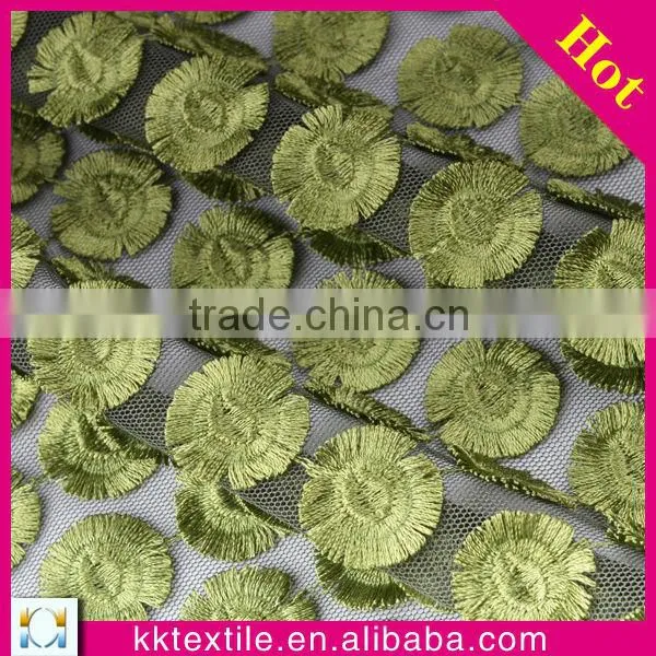 2014 Hottest Embroidery Fabric #8771 Mesh Bottom 3d Spacer Mesh Fabric