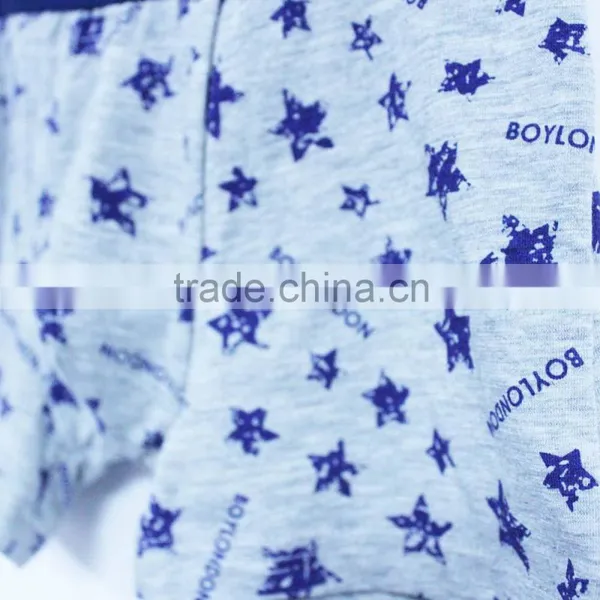 OEM Boys Shorts Boxer With Print Organic Cotton Boy Underwear photo-3