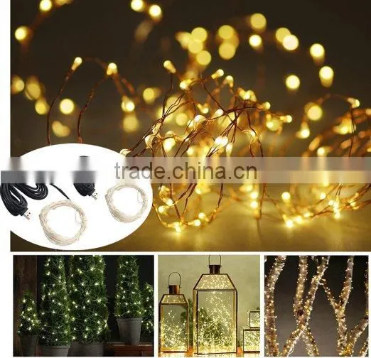 USB LED Starry String Lights Copper Wire Lights Fairy For Decorative Christmas Holiday, Wedding, Parties --Outdoor Waterproof,