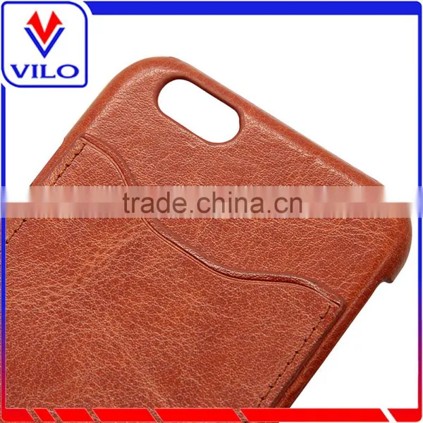 Ultra Slim PU Leather Back Cover Case With Card Slot For Iphone 6 photo-3