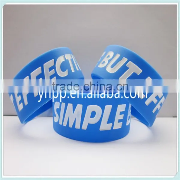 Cheap Custom Logo Advertising Silicone Wristband for Promotional Gift photo-2