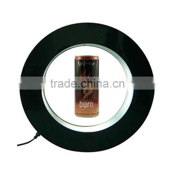 Rechargeable LED Lights Magnetic Floating Levitating Can Display Stand photo-4