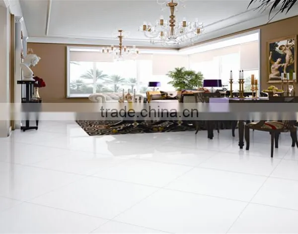 Super White Polished Porcelain Floor Tile photo-2