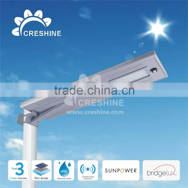 Development Trend Photocell Energy Saving 60W Smart LED Solar Street Lamp All in One With Battery and Controller for 2 Years photo-4