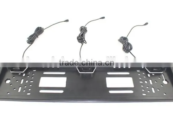 The European License Plate Frame With Parking Sensors,car Parking Sensor Led Display Indicator photo-4