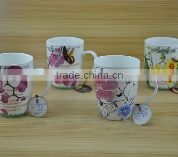 11OZ Valentine's Day Fully Decal Printed Coffee Cups, Shiny Surface Porcelain Mug, KL5002-355 photo-5