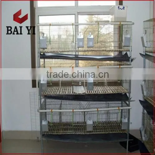 BAIYI Mesh Company Rabbit Cage Industrial Sale A-Type &H-Type Low Carbon Steel Wire Cage photo-4