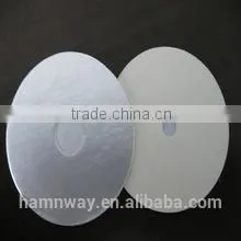 Plastic Bottle Cap Inner Lid PET PVC Vented/breathable Film With Paper Non Spill Lid&wad