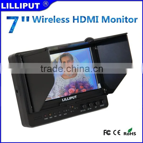 7" 1080p HDMI Wireless Monitor Transmitter Distance 30-meter photo-2