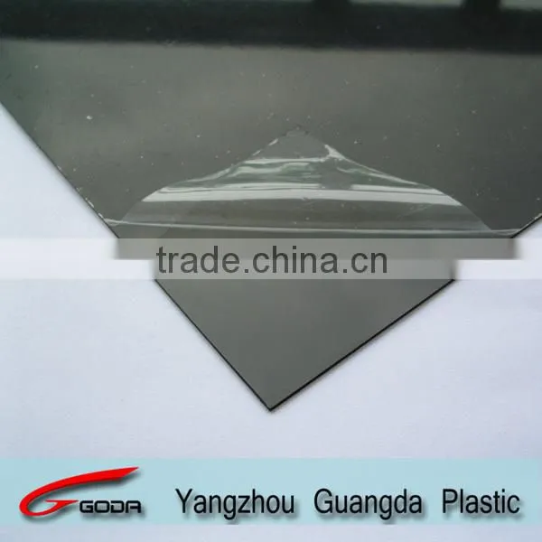Rigid Black Glossy PVC Sheets With PE Masking for Printing