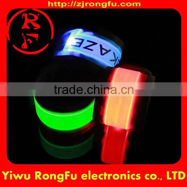 New Products China Colorful Nylon Led Bracelet ,customized Armband,led Bracelet photo-2