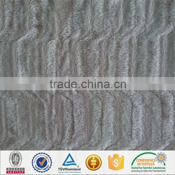Cutted Velboa Fabric With Pattern Edge photo-3