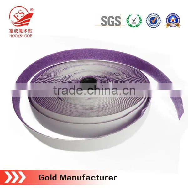 100% Nylon Colored Adhesive Hook and Loop Tape