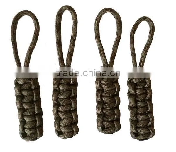 Handmade 550 Paracord Zipper Pulls Lanyard Puller for Backpack