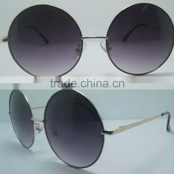 2016 New Latest Fashion Round Metal Sunglasses Wholesale Sunglasses China Cheaper photo-4