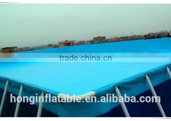 Hot Selling Metal Frame Rectangular Swimming Pool Inflatable photo-3