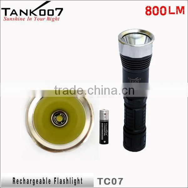 Bright Light Torch Cree LED T6 Rechargeable Torch Light TANK007 TC07 photo-5