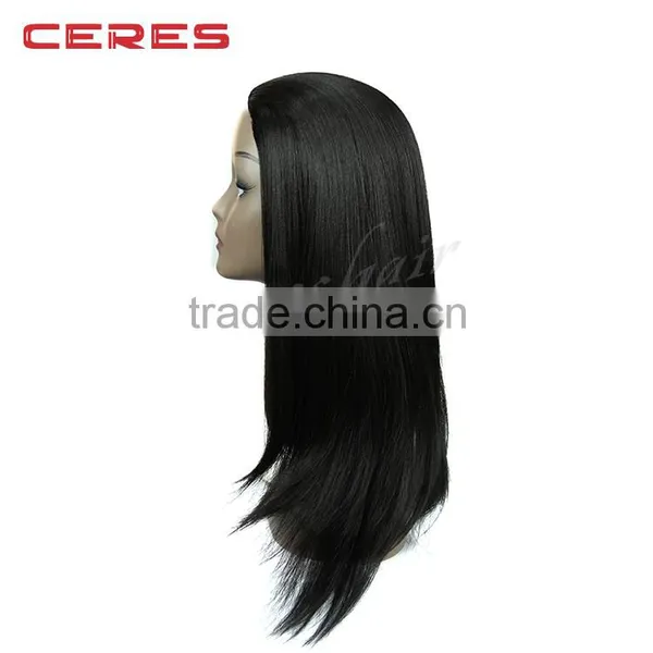 no Tangling no Shedding Virgin Indian Remy Full Lace Wig, Cheap Yaki Wave Full Lace Wig photo-4