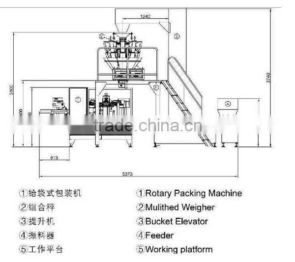 Granular Potato Chips Packing Machine photo-4