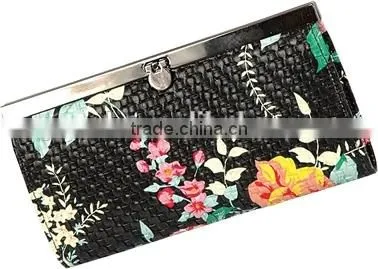 Printing of the Beautiful for Young Girl Wallet With Buckles