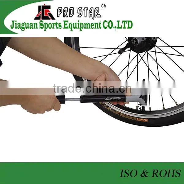 CE Approved Hand Air Bike Pump With Accurate Gauge photo-3