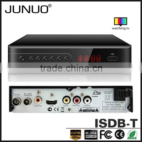JUNUO China Manufacture OEM Good Quality Free to Air Tuner hd Mpeg4 Mstar Isdb-t Digital tv Receiver Peru photo-2