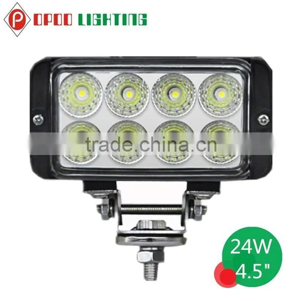Top Quality 4.5" Rectangle Offroad 24W Led Work Light photo-2