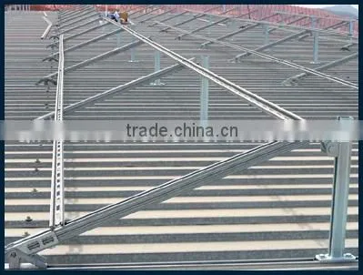 Ground Single Pole (Adjustable) Solar PV Mounting System - Pole Rack System photo-4