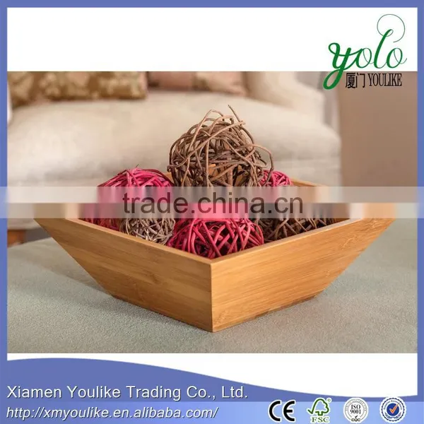 Hot Selling Natural Eco-Friendly Bamboo Bowl Disposable Bamboo Salad Bowl Quality Choice photo-4