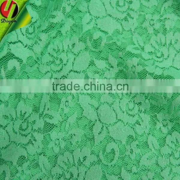 Dress Fabric for Women 8054 Polyester Spandex Lace Fabric photo-3