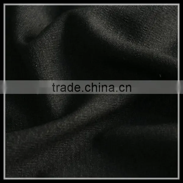 T/c 65/35 32x32 133x72 58/60" 2/1 Black Woven Fabric Textile