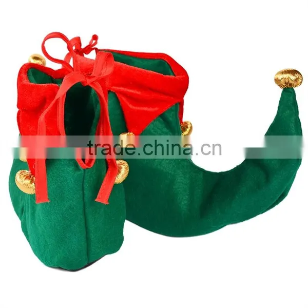 Christmas Elf Shoes Santa Claus Socks Christmas Decoration photo-4