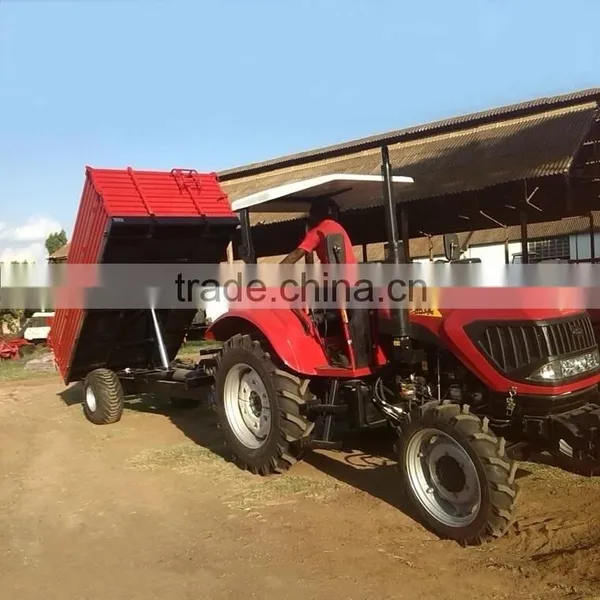 2016 Hot Selling 7CX-5T 5 Ton Tipping Farm Tractor Trailer With ISO,CE,PVOC-COC Certificate photo-2