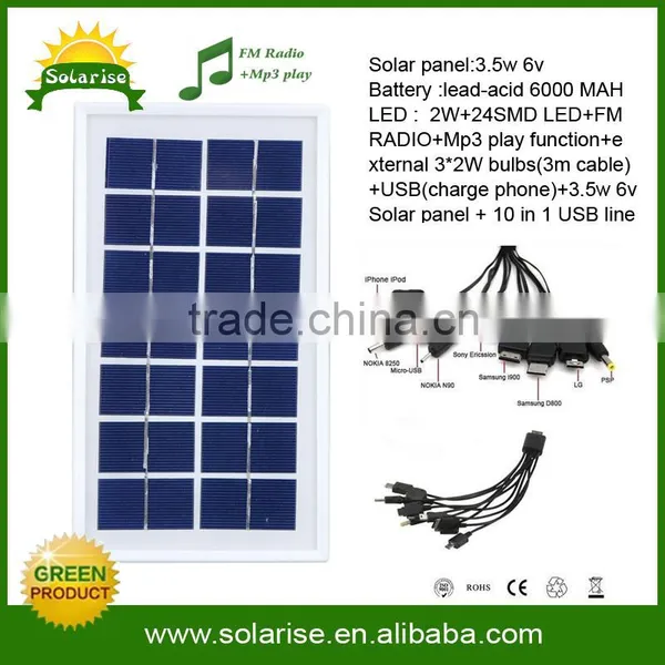 12v Solar Tea Light Candle Residential Solar Power Kit photo-5