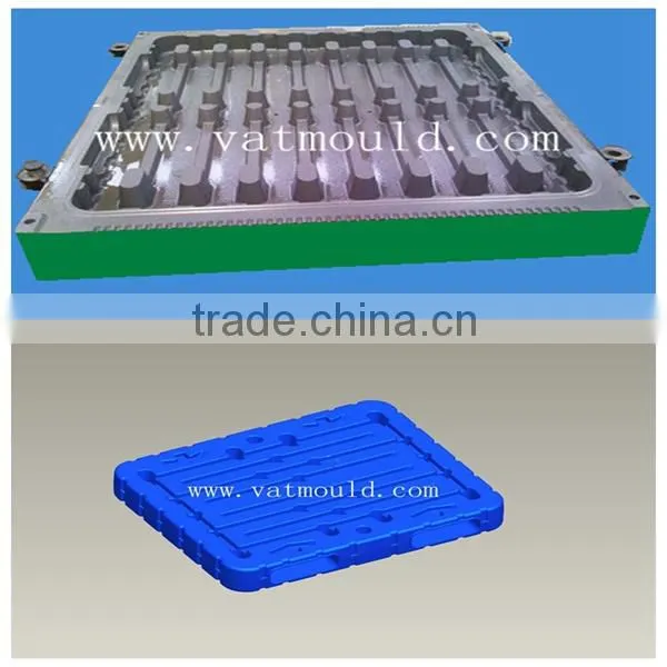 3D Drawing Design Plastic Pallet Blow Mould