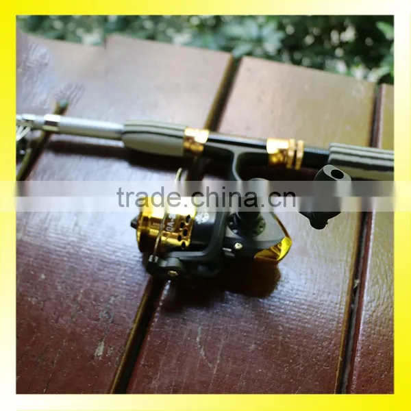 Mini Short Saltwater Rods Spinning Fishing Poles Fiberglass Material photo-4