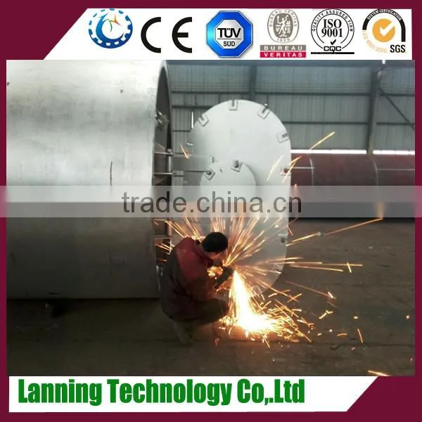 SCRAP TYRE TO FUEL OIL PYROLYSIS EQUIPMENT FOR 50% OIL YIEKD RATE photo-4