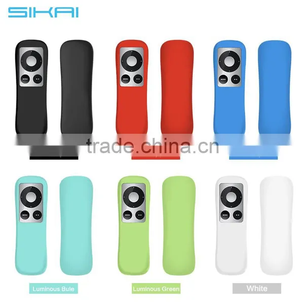 New Design Glowing Rubber Case Cover For 3rd Generation Apple TV 3 Remote Control Controller Guard