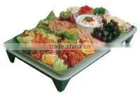 Table Top Version Warm and Cold Plate Combo Model for Hotel Bar Bistro Catering Industry