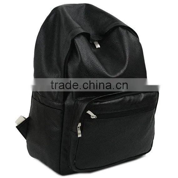 Women Genuine Cow Leather Daily Casual Backpack Handbag photo-3