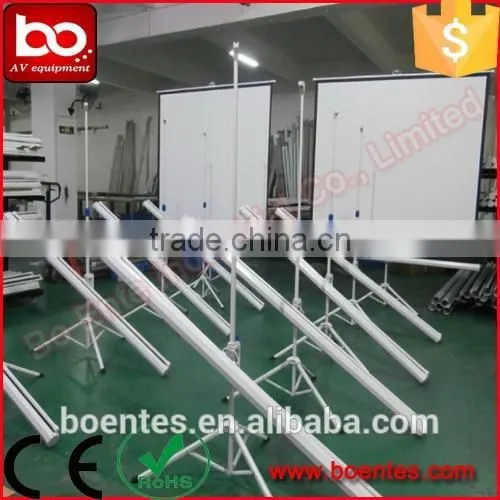 Office Meeting Equipment for 84-120 Inch Matte White Tripod Projector Screen/Floor Stand Projector Screen photo-4