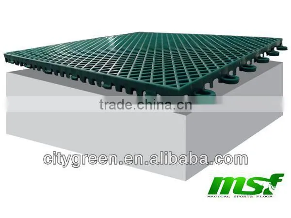 Interlocking Modular Basketball Court Floor, Outdoor Playground PP Mat Flooring photo-5