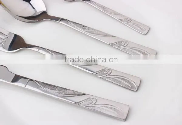 Jieyang Household Luxury Stainless Steel Cutlery Set Use In Restaurant KX-S150 photo-5