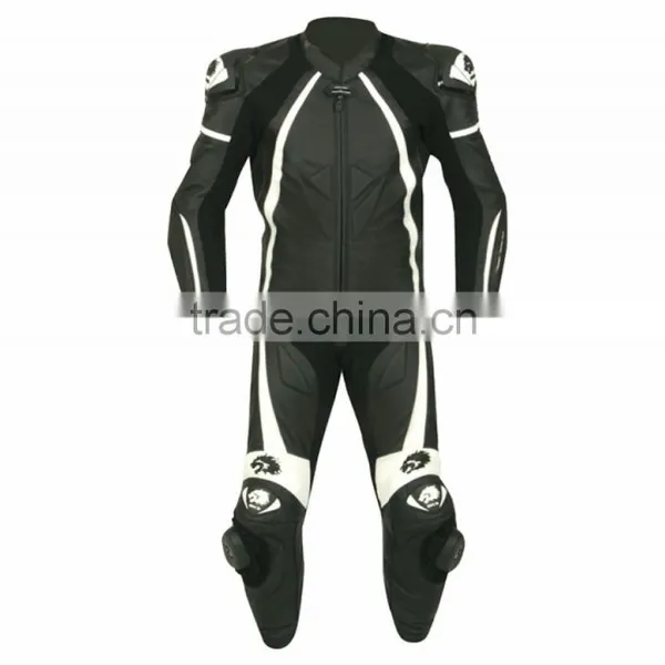 Spyke BLINKER RAC Leather Motorcycle Suits for Men,Motorbike Racing Leather Suits,Neon Green Leather Motorbike Racing Suit photo-4