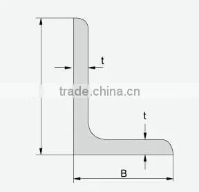 Unequal angle steel