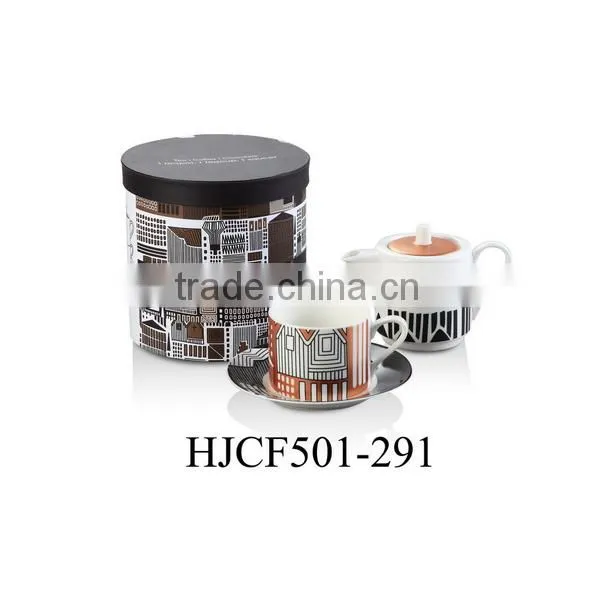 HJCF501-291 2015 New Product Ceramic Tea for One Gift Set