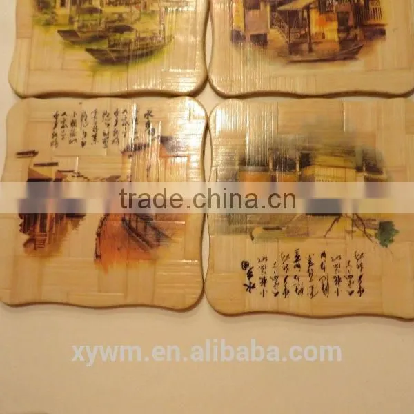 Bamboo Hand-painted Coasters photo-4