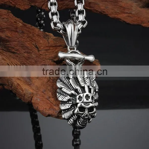 High Quality Stainless Steel Skull Pendant for Necklace photo-6