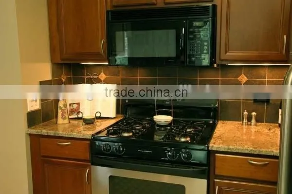 CREMA BORDEAUX COUNTERTOPS IN KITCHEN