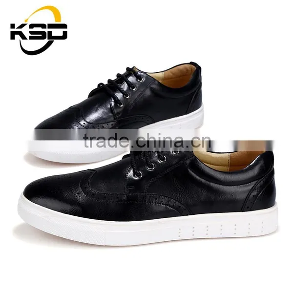 Men Casual Leather Shoes Non-Slipping Cheap Slip on Shoes For Men photo-6